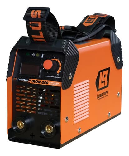 Soldadora Inverter Mma Inversor 180a Anti Stick Lusqtoff Color Naranja Frecuencia 50 Hz/60 Hz Naranja/negro