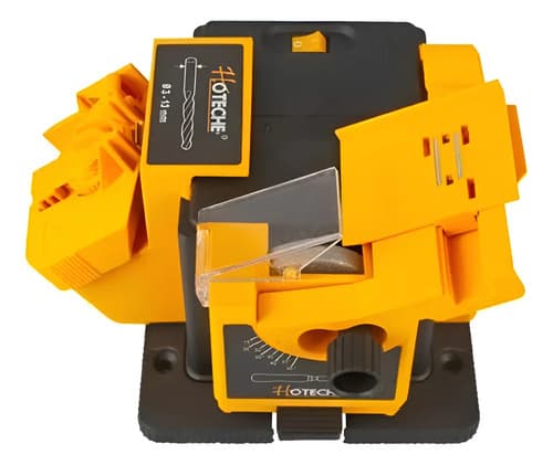 Afiladora De Mechas Cuchillos Formones 65w Profesional Naranja Claro