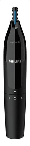 Recortador De Pelos Para Nariz Orejas Cejas Nose Trimmer Philips Nt1650 Series 1000 Negro