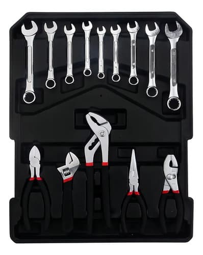 Valija Kit Caja Metalica Herramientas 499 Piezas Dimm Color Plateado