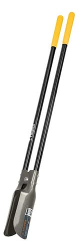 Cavador Mango De Acero De 112 Cm Hojas De Acero Templado Negro