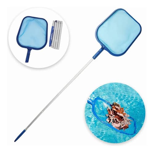 Calderin Plano Para Piscina Con Mango 155 Cms Largo Mf Shop