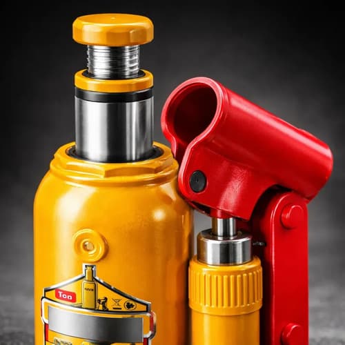 Gato Hidraulico Ingco Tipo Botella 2 Ton Hbj204
