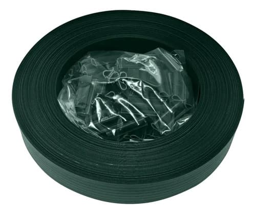 Cinta Cubre Cerco Rejas Premium Rollo Incluye Clips Colores Verde