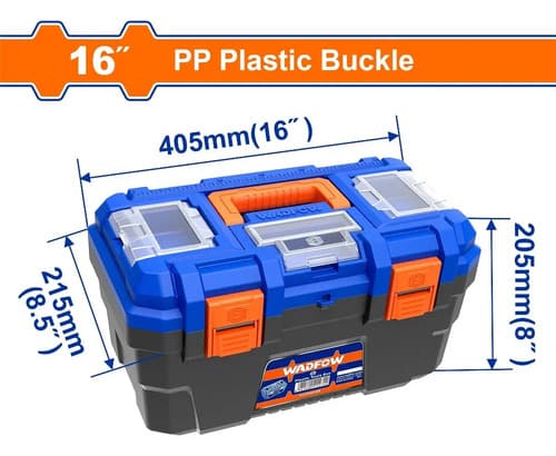 Caja Plastica 16  Wadfow Wtb1316 Azul