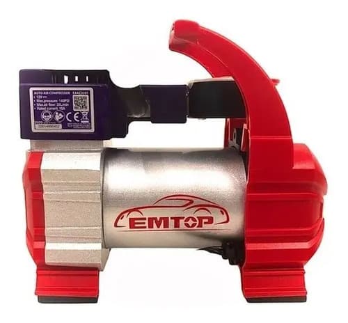 Compresor Simple Aire Mini Batería Portátil 140 Psi Auto