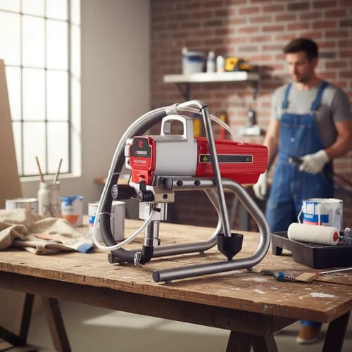 Equipo De Pintar Airless Kommberg 900 W Latex Laca Sin Aire