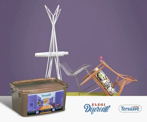 Pintura Látex Tersuave Tersen Colores 1l Interior Color Violeta Efusivo