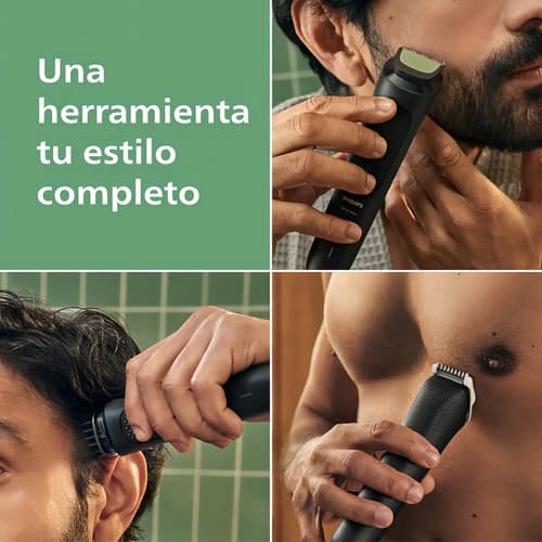 Philips Multigroom Serie 3000, Recortadora Todo En Uno Kit 1 Negro