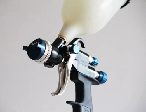 Pistola Soplete De Pintar 1,4mm Cane Swg Clear Modelo Color Plateado