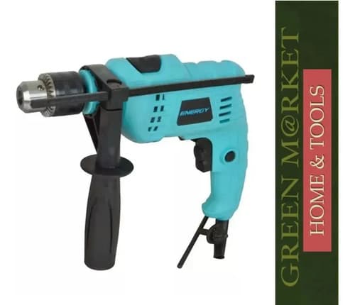 Taladro Percutor Eléctrico Energy 550w 13mm 2800rpm 2900gpm Turquesa
