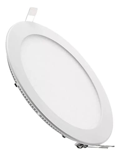 Plafón Led Embutido Dense 12w 6000k Luz Fría Aluminio Techo