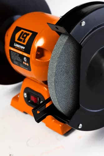 Amoladora De Banco Piedra Esmeril 550w 8'' Lusqtoff Ab-550 Color Naranja