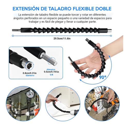 Taladro Atornillador Inalámbrico 20v Emtop Con Set Accesorios Y Lentes Rojo 60