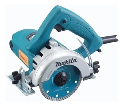 Sierra Cortadora Marmol Makita 1450w Industrial C Agua 125mm Color Azul Petróleo Frecuencia 50/60 Turquesa