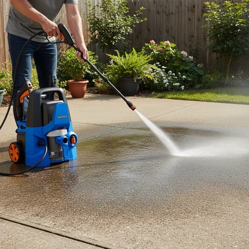 Hidrolavadora Aspiradora 2 En 1 1600w 130bar Wadfow Whp4a16 Azul 50/60hz