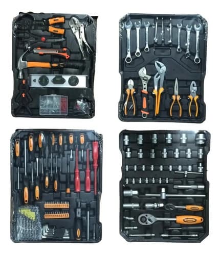 Maletín Portátil Set De Herramientas Lusqtoff 245 Pz Juego