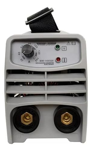 Soldadora Inverter 140 A + 1kg De Electrodos 2.5mm Gris