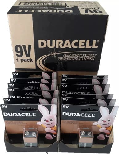 Pilas Duracell Alcalinas 9v Pack De 12 Unidades