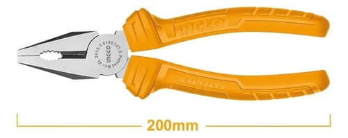 Pinza Universal Ingco De 8  Con Mango Antideslizante Ergonómico