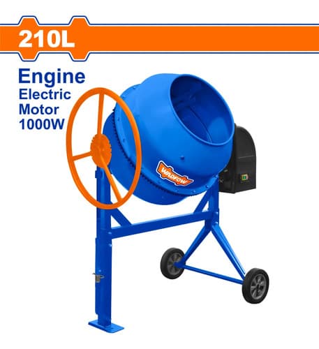 Hormigonera 210 Litros 1000w 1.4hp Wadfow Wcm2a210