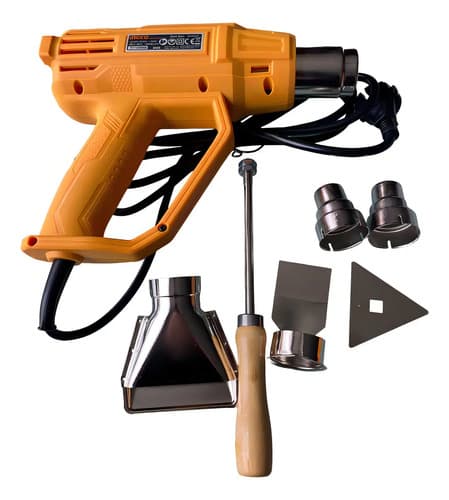 Pistola De Calor Aire Caliente 2000w Industrial Marca Ingco Amarillo