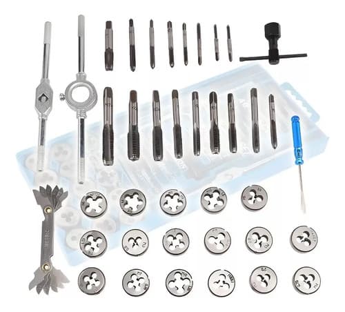Juego De Terrajas Machos Set Milimetrica 40 Piezas Azul