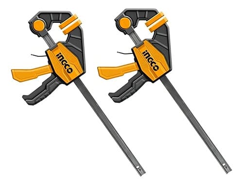 Pack 2 Prensa Rapida Madera Carpintero 18 Pulgadas Ingco