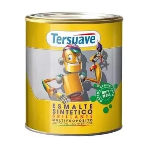 Esmalte Sintetico 3 En 1 Brillante 4 Lts Tersuave - Deacero Color Rojo Bermellón