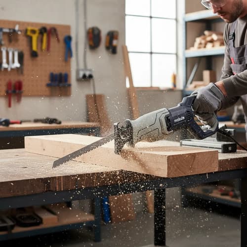 Sierra Sable Profesional Para Huesos O Madera 960w Makute