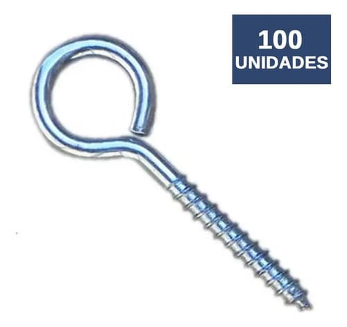 Gancho Pitón Autorroscante De Acero Galvanizado Para Madera Y Manualidades