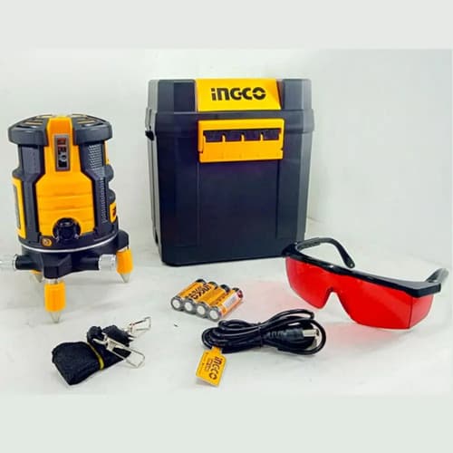 Nivel Laser Autonivelante Industrial Rojo 360° Ingco Hll3065