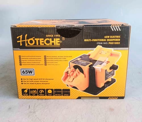 Afiladora De Mechas Cuchillos Formones 65w Profesional Naranja Claro