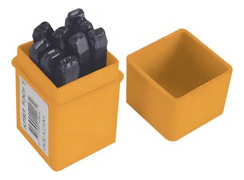 Juego De Punzones De 9pcs 6mm ( Numéricos) Hoteche