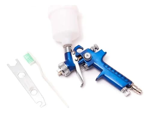 Pulverizador 600ml Ajustes Precisos Pintar Moto Y Pared Azul