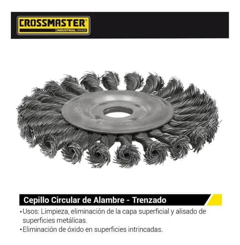 Cepillo De Desbaste Crossmaster Para Metal