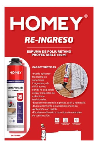 Espuma Poliuretano Proyectable P/ Pistola Incluye Pico X12un