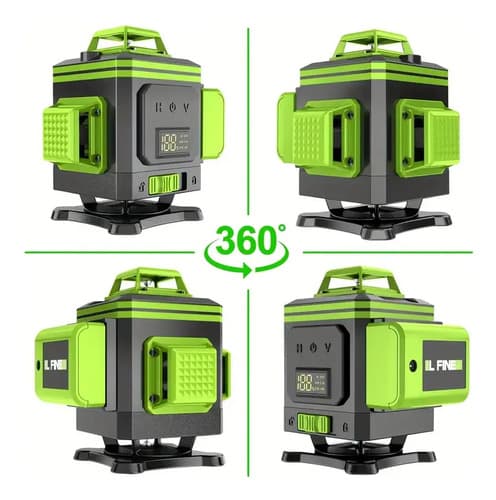 Nivel Láser Verde Modelo De 16 Líneas Con Pantalla Digital