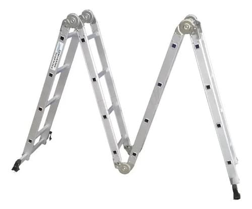 Escalera Aluminio Articulada 4x4 16 Escalones