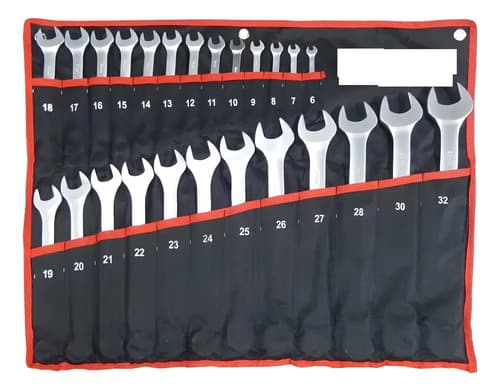 Juego De Llaves 6 Al 32mm De 25 Piezas Completo Reforzados Cromo