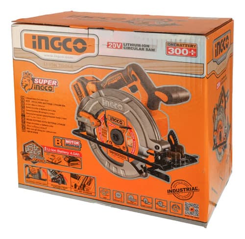 Sierra Circular Bat 4ah + Carg Csli18511 - Smf Color Naranja Claro