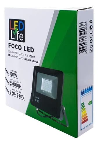 Bombita De Luz Led Led Life Lh-1791 Foco Color Luz Fria 50w Luz Fria
