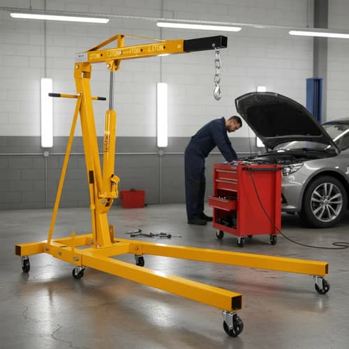 Carro De Mano Tolsen 2 Toneladas Pluma Resistente Premium Naranja Claro