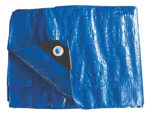 Lona Impermeable Tushop Azul 4x6 Mts Con Ojales Protección Uv Y A Prueba De Nieve