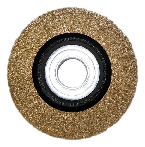 Cepillo Circular Alambre Rizado Crossmaster 200mm 8 Pulgadas