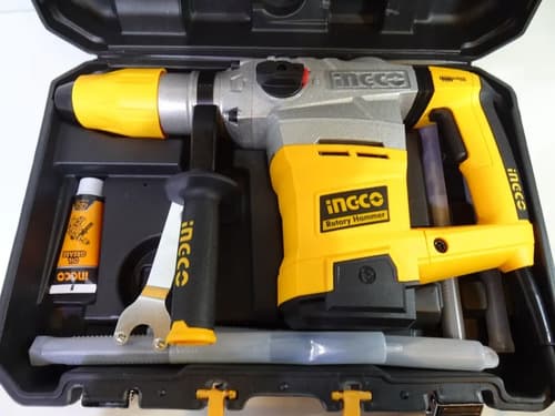 Rotomartillo Ingco Rh16008 1600w 385 Bpm 8 Joule Sds Max Ma Amarillo 50 Hz/60 Hz