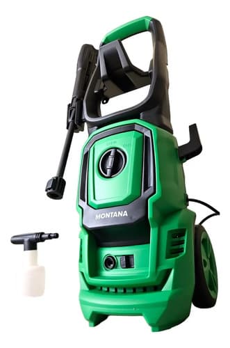 Hidrolavadora Montana 1.800 W / 140 Bar Max / Muy Potente Verde Oscuro