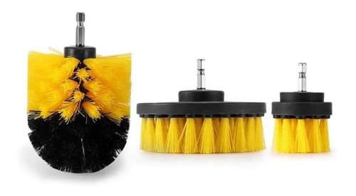Cepillos Para Taladro Atornilladora Higiene Calidad Atrix ® Amarillo