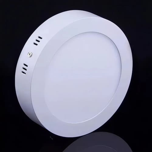 Foco Sobrepuesto Redondo 24w Led Luz Blanca Fria Plafon Blanco