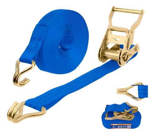 Cinta Catraca 2 Toneladas 10mt Wadfow Wrt13210 Azul